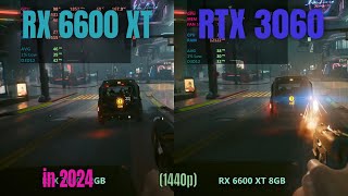 RTX 3060 vs 6600 XT 1440p gaming 2024 [upl. by Lewan]