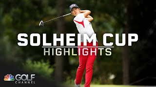 2024 Solheim Cup Day 3 Singles  EXTENDED HIGHLIGHTS  91524  Golf Channel [upl. by Goodrow]