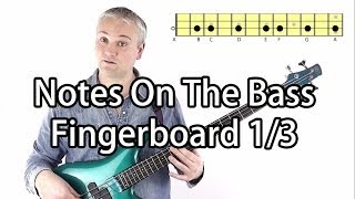 How To Learn Notes On The Bass Guitar 13 [upl. by Acinej]