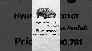 Hyundai alcazar on road price in India [upl. by Anikas]