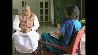 Atal Bihari Vajpayee Interview by Tavleen Singh Part 2 [upl. by Noonberg]