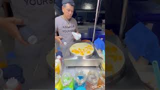 Crepe Angels Hair  Chocolate  Thailand Street Food [upl. by Maurita281]