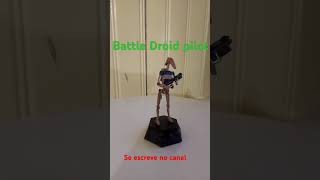 Droid de batalha piloto Peça peão negrostarwars miniaturascolecionaveis miniaturas [upl. by Htiekal859]