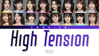 AKB48 Team SH  High Tension ChiPinEng Color Coded Lyrics [upl. by Annayt]