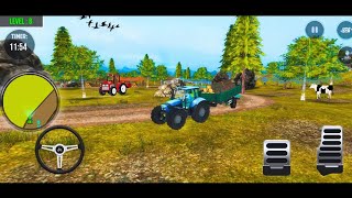 Tractor Working On The Farm In India  Android Gameplay [upl. by Chic321]