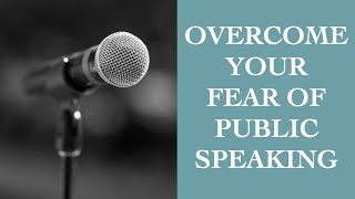 Simple Tips To Overcome Your Fear of Public Speaking I The Speakmans [upl. by Aranaj]