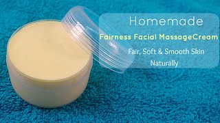 How to Make Homemade Fairness Cream  Natural Skin Moisturizer [upl. by Cartie428]