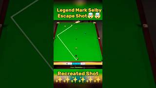 Mark Selby Recreated Shot 👍viral snooker trending pool shorts [upl. by Hgielrahc]