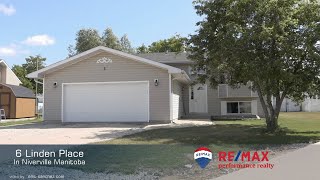 House for Sale at 6 Linden Place in Niverville Manitoba [upl. by Bergwall]