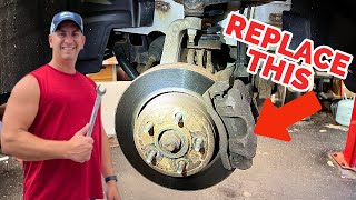 SAVE MONEY Learn How To Replace Front Brake Calipers 20022007 JEEP LIBERTY [upl. by Esilenna967]