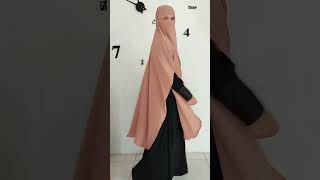 Fk long nyaman free cadar tali frenchkhimar shortvideo fashion [upl. by Edrei494]