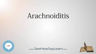 Arachnoiditis  Know It ALL 🔊✅ [upl. by Brigid]