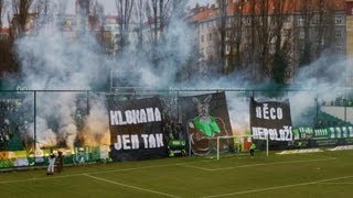 Bohemians 1905 10 Slezsky Opava 31032013 Choreo amp Support [upl. by Oigolue66]