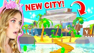 NEW CITY In Adopt Me Roblox [upl. by Okiam]