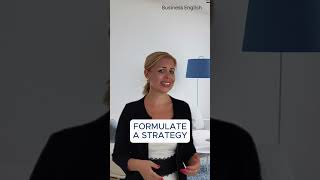 Business English DevelopFormulateCreate a STRATEGY businessenglish learnenglish svetafurtuna [upl. by Atiuqal]