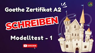 Goethe Zertifikat A2 Exam  Schreiben  Modelltest  1  Hören With Answers  Learn German Online [upl. by Aihsemek]