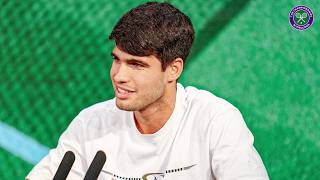 The emotions of winning Wimbledon  Carlos Alcaraz  PostFinal Press Conference  Wimbledon 2024 [upl. by Anceline]