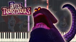 Kraken Theme  Hotel Transylvania 3 Piano Tutorial Synthesia HD Cover [upl. by Eened]