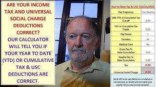 How to Calculate Your Income Tax and Universal Social Charge [upl. by Nosmirc]