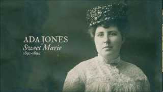 Ada Jones debut recording  Sweet Marie 18931894 [upl. by Yllod]