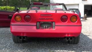 Chevrolet Corvette C4 convertible sound [upl. by Enelrahc]