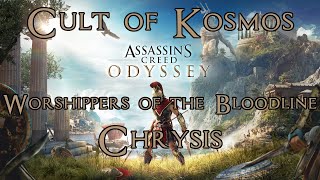 Assassins Creed Odyssey Cult of Kosmos Kill Chrysis Worshippers of the Bloodline 100 Completion [upl. by Harilda366]