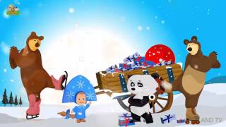 Masha and the Bear Finger Family Song  Nursery Rhymes for Children  The Finger Family Cartoon [upl. by Coop]