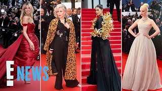 2024 Cannes Film Festival The BIGGEST Stars on the Red Carpet  E News [upl. by Lleynad]