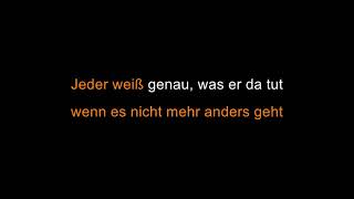 Die Toten Hosen  Bonnie amp Clyde Karaoke [upl. by Enirrok]