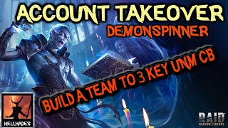 RAID Shadow Legends  ACCOUNT TAKEOVER  Demonspinner  3 key UNM CB Build Spider 20 auto team [upl. by Hoopes]