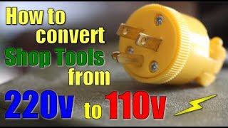 Shop Work How to convert 220v to 110v [upl. by Weiner537]