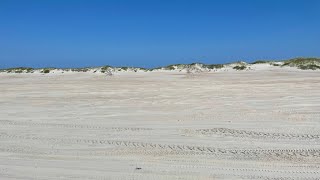 Ocracoke Island NC Driving on the beach [upl. by Kcerred]