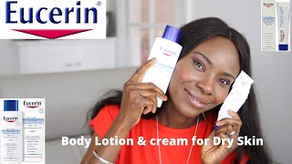 Eucerin Intensive Body Lotion Review For Dry Skin Eczema Ichthyosis Hyperkeratosis Xeroderma [upl. by Raclima]