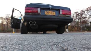 M60 V8 E30 Exhaust Sound [upl. by Ymeraj]