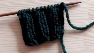 Ribbing knitting tutorial [upl. by Aidile]