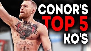 Conor McGregors Best Knockouts Highlights [upl. by Ecnarepmet]