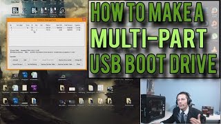 How to Create a MULTIPARTITIONED Windows 7881 Bootable USB Flash Drive [upl. by Stedt]