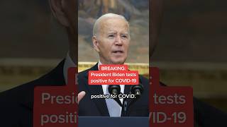 President Biden tests positive for COVID19 [upl. by Monson]