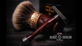 SAPONIFICIO VARESINO SAFETY RAZOR COCOBOLO [upl. by Yesmar]