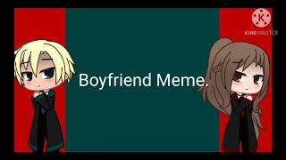 Boyfriend Meme Dramione Gacha Club [upl. by Eillib]