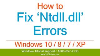 How to Fix Ntdll Dll Errors  Support for Windows Computer 800 5635020 [upl. by Iphlgenia864]