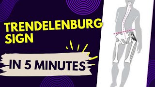 Trendelenburg sign  Abductor mechanism  In FIVE minutes [upl. by Nylyaj]