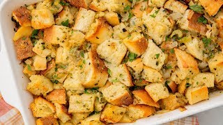 How To Make The Best Thanksgiving Stuffing  Delish Insanely Easy [upl. by Aneeled790]