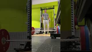 DEADLIFT PR  2 months into going to gym gym deadlift [upl. by Akiwak588]