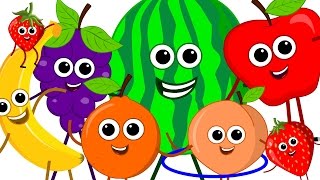 the fruits song  learn fruits  nursery rhymes  original song  kids songs  kids tv [upl. by Annohsal]