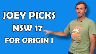 Andrew Johns NSW Blues Team  State of Origin I 2024  NRL [upl. by Osyth]