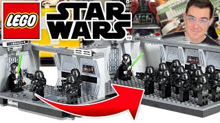 Building The ULTIMATE LEGO Star Wars Dark Trooper Hallway 75324 Alternate Build [upl. by Sorgalim]