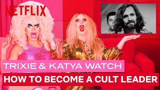 Drag Queens Trixie Mattel amp Katya React to How to Become A Cult Leader  I Like to Watch  Netflix [upl. by Dorahs946]