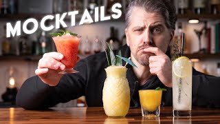 Mocktails 4 TASTY non alcoholic drinks to try at home [upl. by Llerahs547]