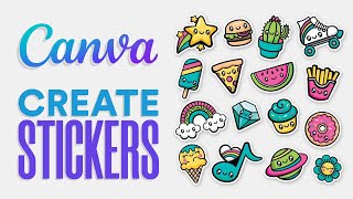 How To Make Stickers On Canva To Sell  Easy Tutorial 2024 [upl. by Eelatsyrc908]